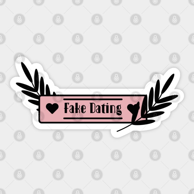 Book girlie | Romance tropes | Fake dating Sticker by ArtistryWhims